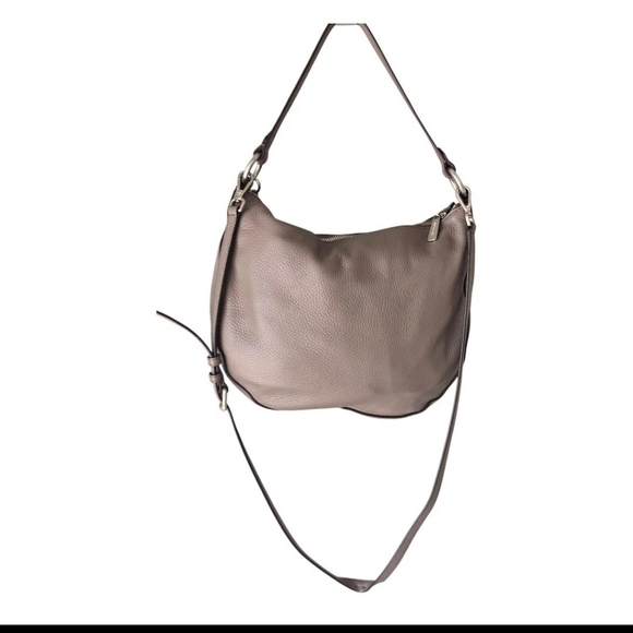 Michael Kors Hobo Bag Brooklyn Grommet Large Leather Studded Women Tassles Y2k - Picture 2 of 16